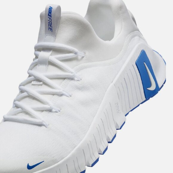 Nike Free Metcon 6 Men's 11M White Blue Workout Shoes "EXPEDITE SHIP" - Picture 7 of 8